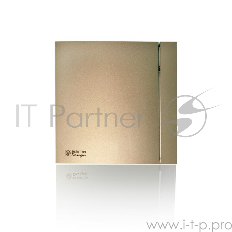 Вентилятор вытяжной SOLER&PALAU Silent-100 CZ Champagne Design 4С 95 м3/ч. Установочный д 98.9мм