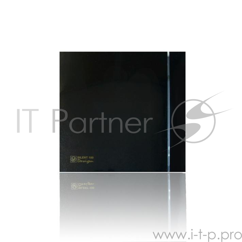 Вентилятор вытяжной SOLER&PALAU Silent-100 CZ Black Design 4C 95 м3/ч. Установочный д 98.9мм