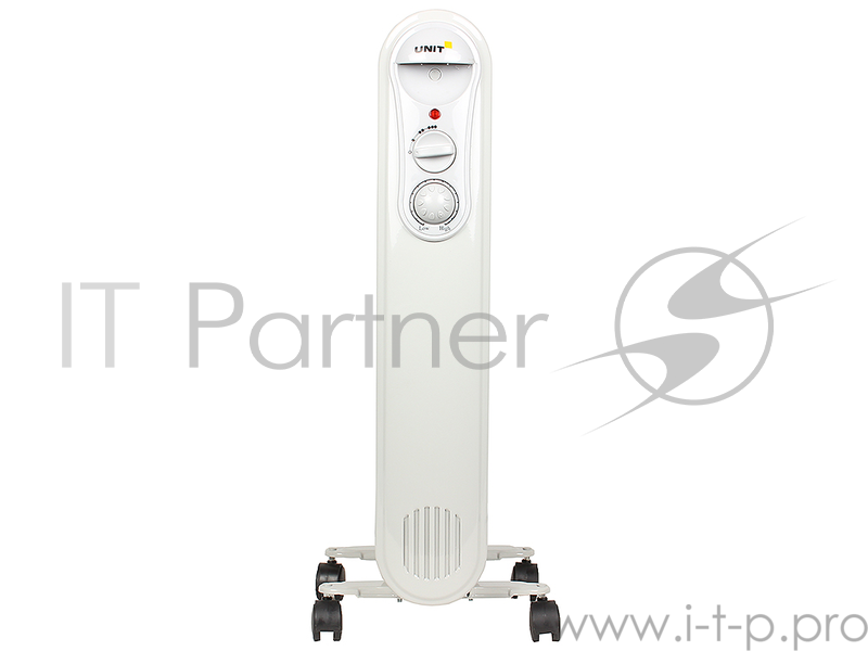 Масляный обогреватель UNIT UOR-723, обогреватель масляный, 7 секций, 1500Вт.