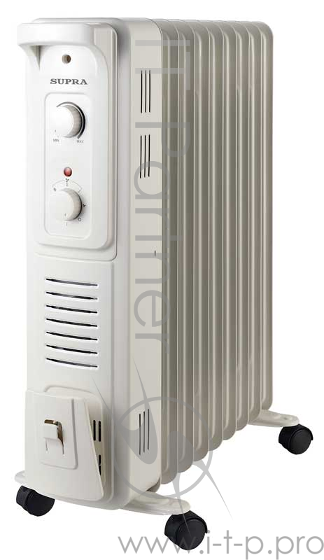 Масляный радиатор Supra ORS-09F-SN white 2400Вт белый
