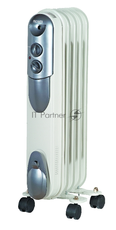 Обогреватель масляный Ресанта ОМПТ- 5Н (1 кВт), 5 секц., термостат