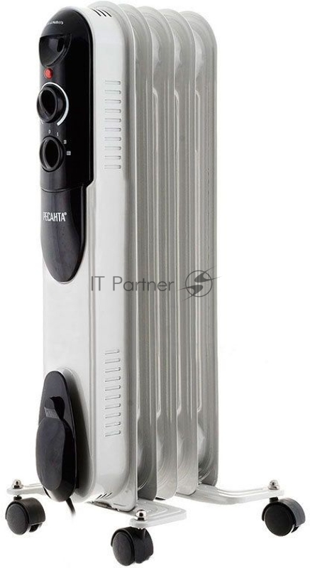 Обогреватель масляный Ресанта ОМПТ- 5Н (1 кВт), 5 секц., термостат