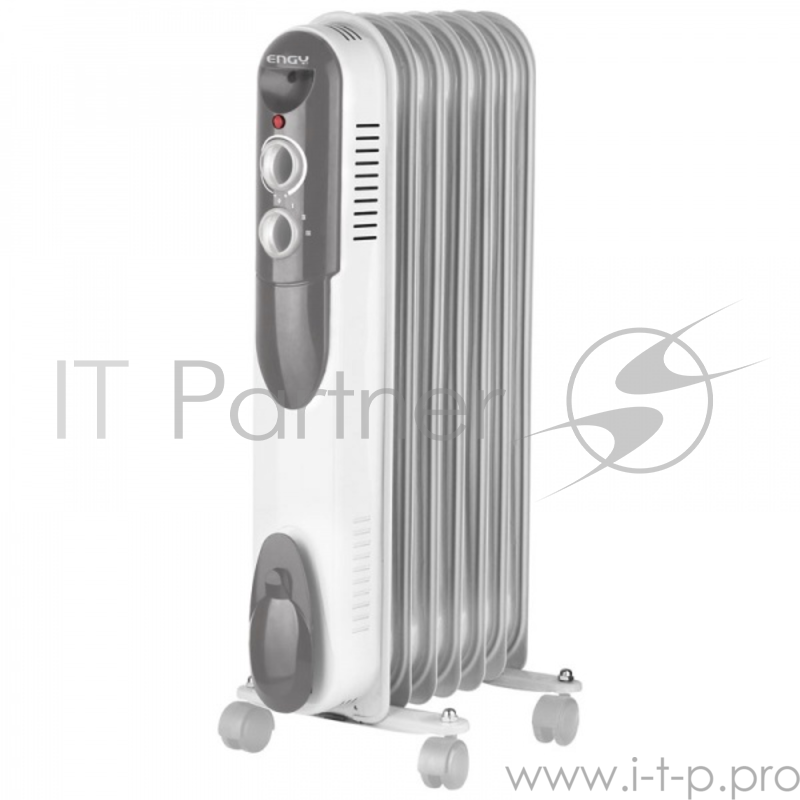 Масляный радиатор ENGY EN-2007 7 секций Мощность 1500 Вт. 3 уровня мощности. Напряжение 220-240В 50Гц. 7 секций, ширина секций 13 см. Свет. индикатор работы. Регулируемый термостат. Ручка для удобства перемещения. Колесики. Компактные размеры.