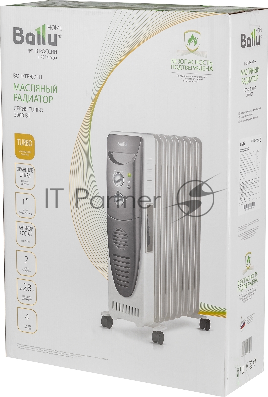 Масляный радиатор Ballu Turbo BOH/TB- 09FH 2000 9 секций