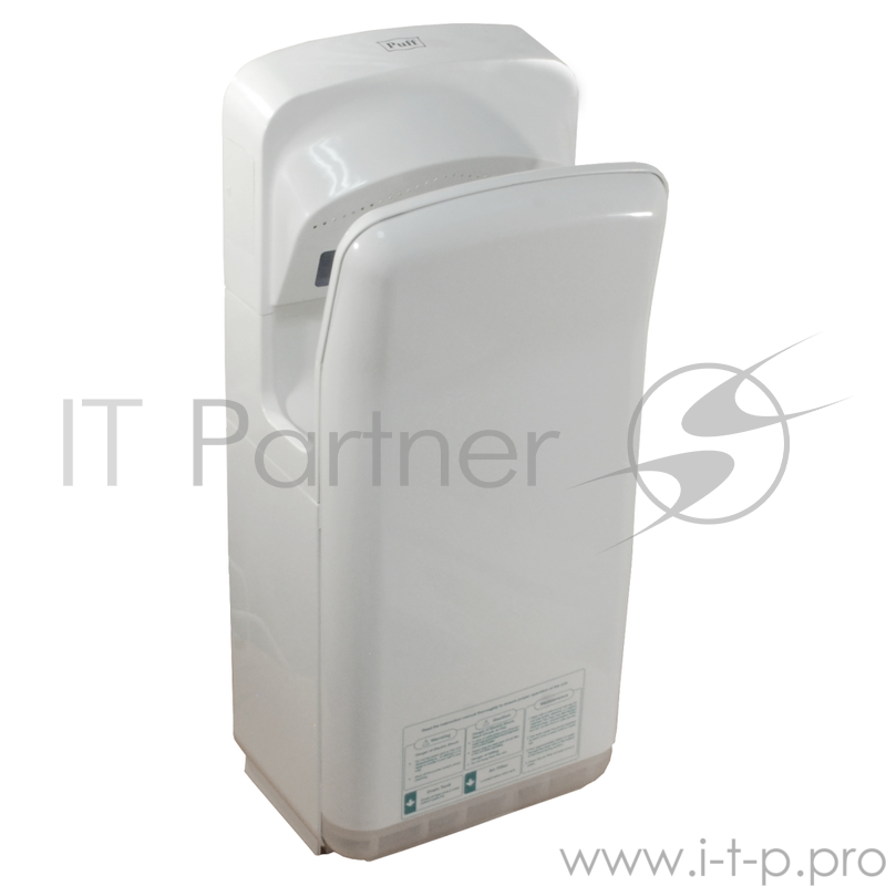 Электросушитель для рук PUFF 8878B B белый 2кВт 290х220х685мм