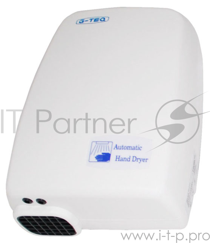 Сушилка для рук G-TEQ 8809 PW 1200Вт 16м/сек пластик белый