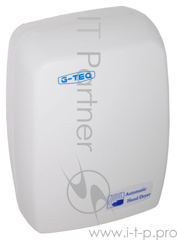 Сушилка для рук G-TEQ 8809 PW 1200Вт 16м/сек пластик белый