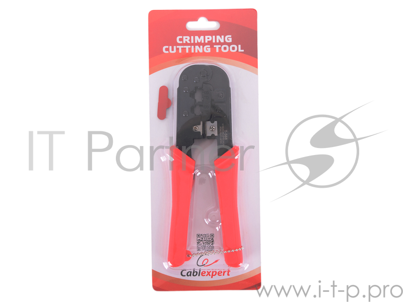 Обжимной инструмент Gembird T-568 Универсальные клещи для обжима и разделки кабеля RJ-11 (6p4c/6p2c), RJ-12 (6p6c), RJ-45 (8p8c)