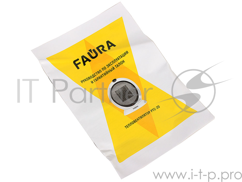 Тепловентилятор Neoclima PTC-20 FAURA Черный керамический, 1500 Вт.