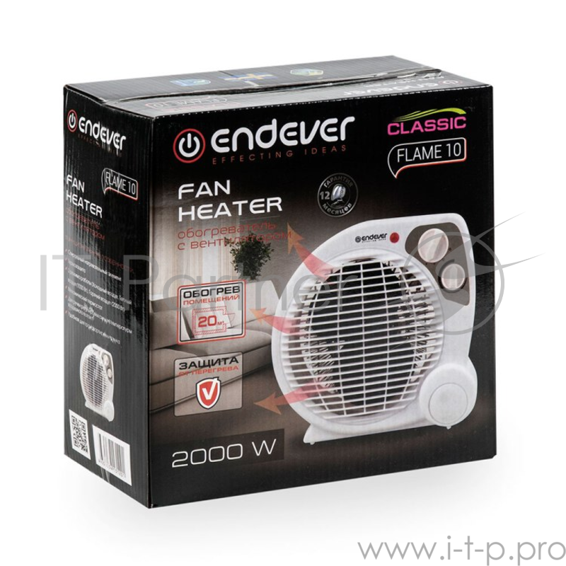 Тепловентилятор Endever Flame-10