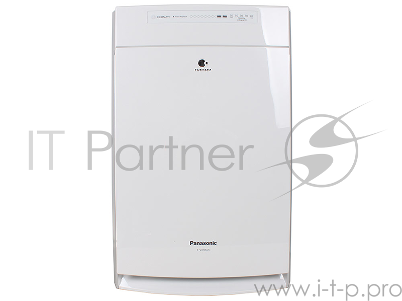 Климатический комплекс Panasonic F-VXH50R-W Оч-ль с увлажнением, Мощ.45 Вт, пл 40 м.кв., ём-ть 2.3 л, расход 150-500 мл/ч, ШхВхГ 360x560x240, вес 8.6к
