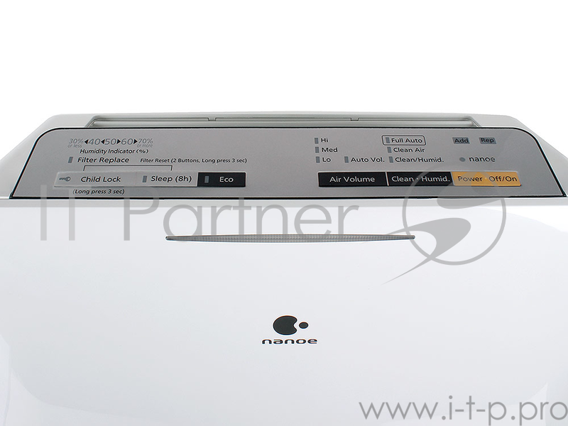 Климатический комплекс Panasonic F-VXF35R-S Оч-ль с увлажнением, Мощ. 41 Вт, пл 26 м.кв., ём-ть 2.1л, расход 350 мл/ч, ШхВхГ 360x560x200, вес 7.8кг, с