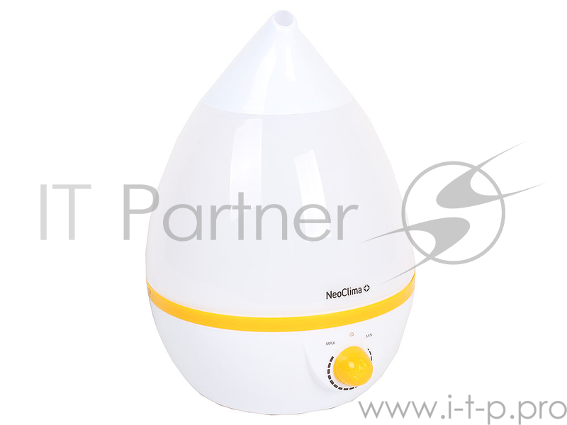 Увлажнитель воздуха NEOCLIMA NHL-200L белый Обсл.площадь 20кв.м. Антибактериальное покрытие, Расход воды 250 гр/час, Объём 2л