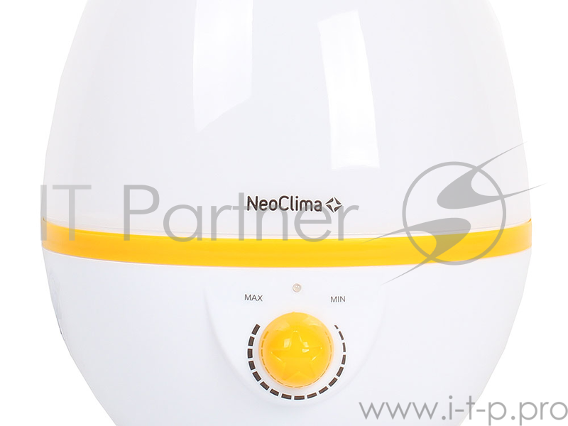 Увлажнитель воздуха NEOCLIMA NHL-200L белый Обсл.площадь 20кв.м. Антибактериальное покрытие, Расход воды 250 гр/час, Объём 2л