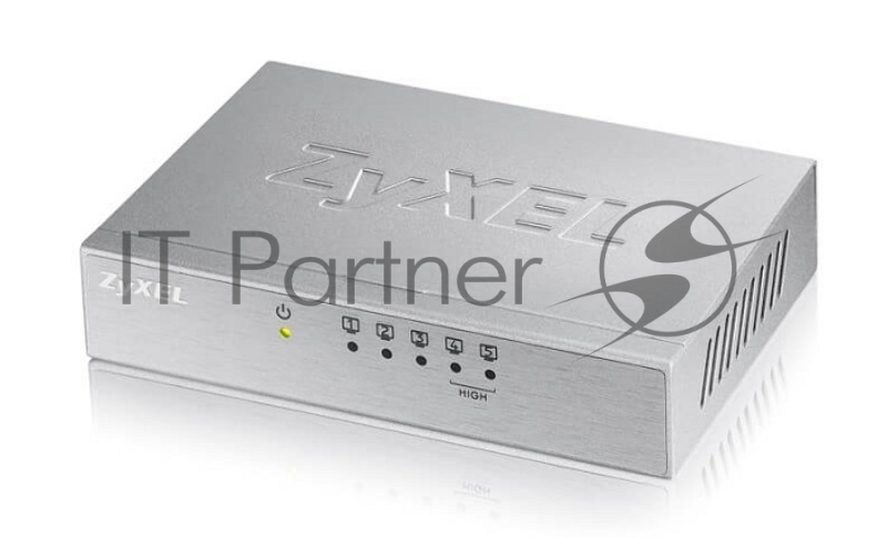 Сетевое оборудование Zyxel ES-105AV3-EU0101F Коммутатор v3, 5 портов 100 Мбит/с, настольный, металлический корпус