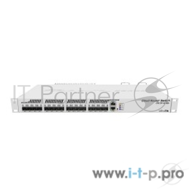 Сетевое оборудование MikroTik CRS317-1G-16S+RM Коммутатор 16х SFP+, 1х 1G RJ45, SwOS или RouterOS