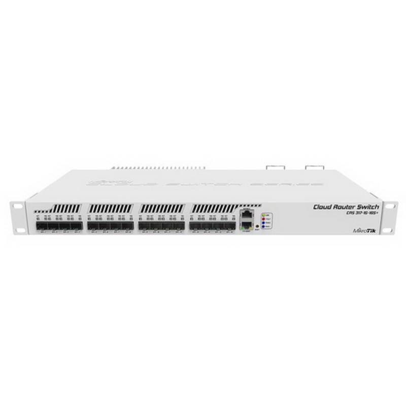 Сетевое оборудование MikroTik CRS317-1G-16S+RM Коммутатор 16х SFP+, 1х 1G RJ45, SwOS или RouterOS
