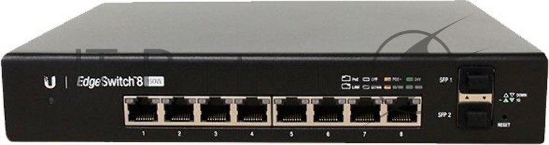 Сетевое оборудование UBIQUITI ES-8-150W Коммутатор 2х SFP, 8х Gigabit RJ45