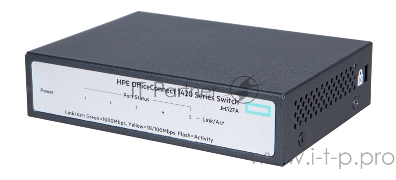 Сетевое оборудование HP JH327A Коммутатор HPE 1420 неуправляемый 19U 5x10/100/1000BASE-T