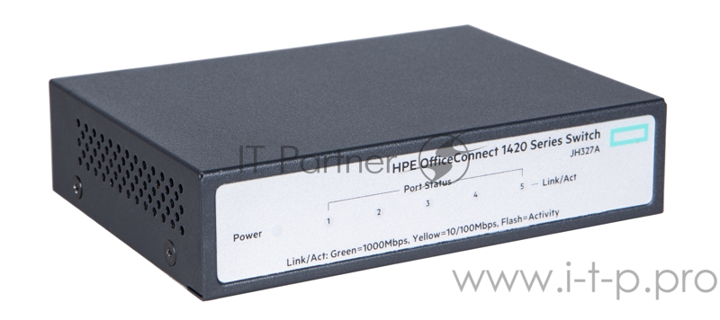 Сетевое оборудование HP JH327A Коммутатор HPE 1420 неуправляемый 19U 5x10/100/1000BASE-T