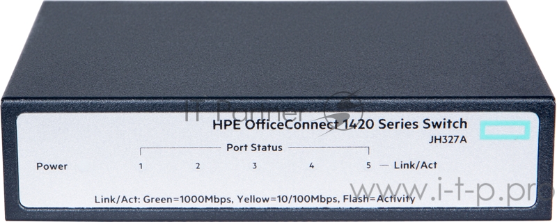 Сетевое оборудование HP JH327A Коммутатор HPE 1420 неуправляемый 19U 5x10/100/1000BASE-T