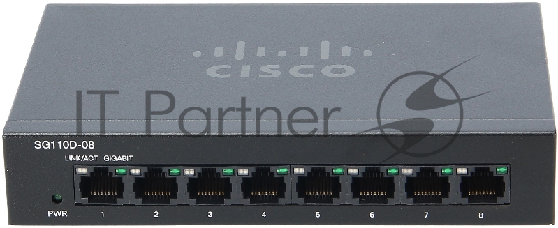 Сетевое оборудование Cisco SB SG110D-08-EU Коммутатор 8-портоый SG110D-08 8-Port Gigabit Desktop Switch