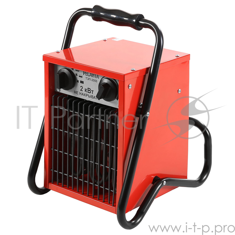 Тепловые пушки Ресанта ТЭП-2000 67/1/1 Тепловая электрическая пушка { квадратная, 220В, 650/1300/2000 Вт, 4,7 кг }
