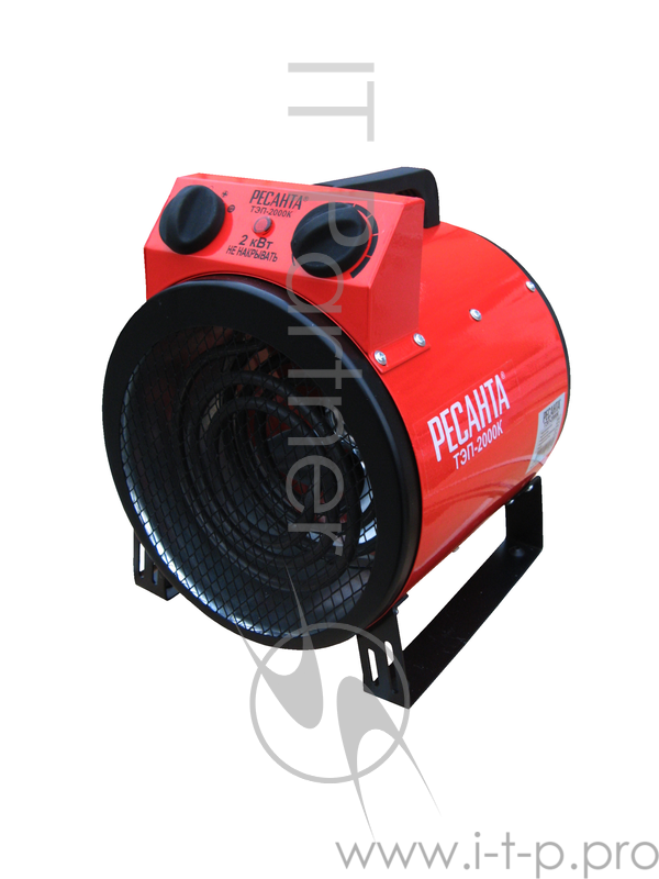 Тепловые пушки Ресанта ТЭП-2000К 67/1/7 Тепловая электрическая пушка { круглая, 220В, вентилятор/2000 Вт, 4 кг }