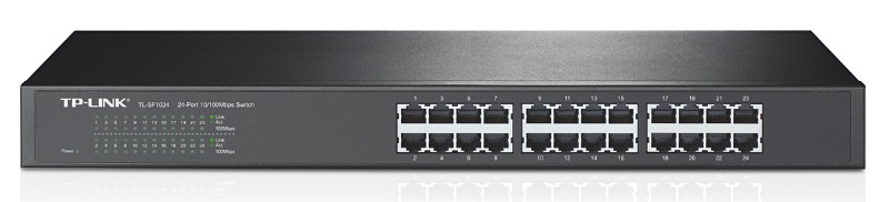 Сетевое оборудование TP-Link TL-SF1024 24-портовый 10/100 Мбит/с монтируемый в стойку коммутатор SMB