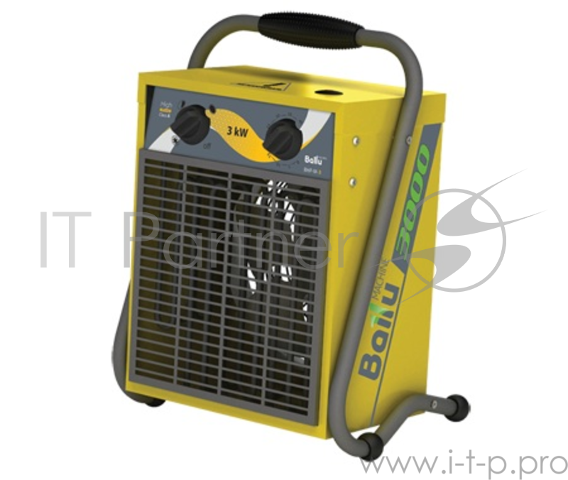 Тепловая пушка электрическая Ballu BHP-M-3 3000Вт желтый