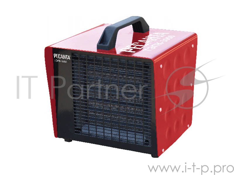 Тепловые пушки Ресанта ТЭПК-3000 67/1/22 Тепловая электрическая пушка { 220В, 50Гц, керам.нагревательный элемент, Мощность 3 кВт, Номинальный ток 8,7А, 2 режима работы, Защита от перегрева }