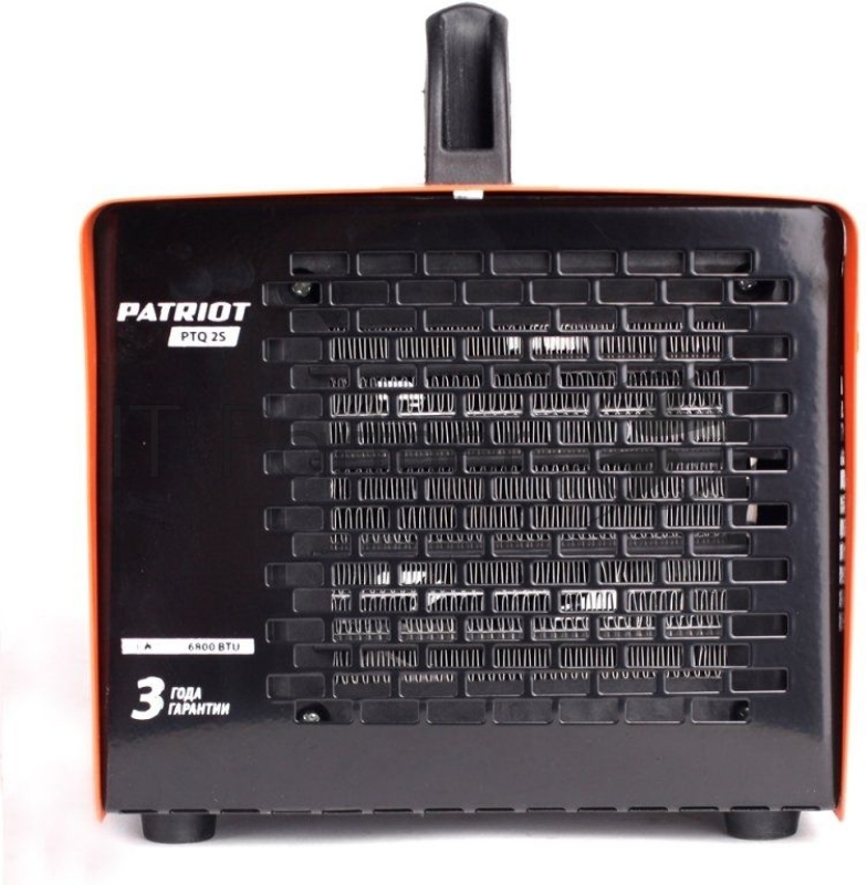 Калорифер PATRIOT PT-Q 2S 2кВт 220В терморегулятор PTC шнур с евровилкой
