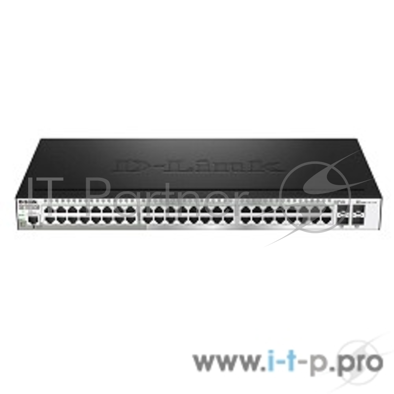 Сетевое оборудование D-Link DGS-1510-52L/ME/A1A PROJ Управляемый коммутатор 2 уровня с 48 портами 10/100/1000Base-Т и 4 портами 1000Base-X SFP