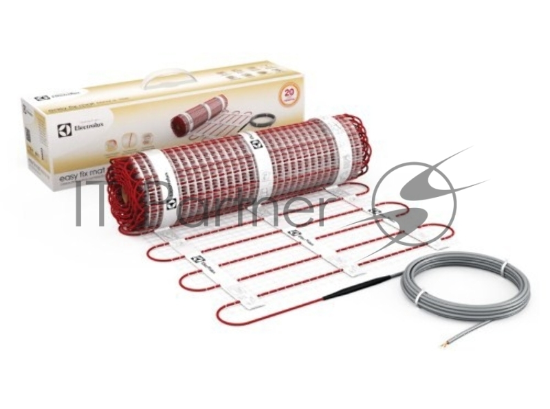 Теплый пол ELECTROLUX EASY FIX MAT EEFM 2-150-3,5 525Вт 3.5м2 двужильный, под плитку/керамогранит