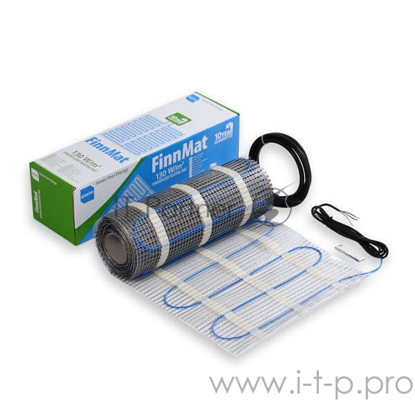 Теплый пол ENSTO FinnMat EFHFM130.4 нагревательный мат 4мм 520Вт 4м2 гар.120мес.