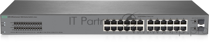 Сетевое оборудование HP J9980A Коммутатор HPE 1820-24G управляемый 19U 24x10/100/1000BASE-T, + 2*SFP