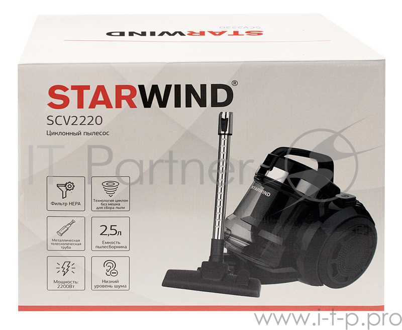 Пылесос Starwind SCV2220 2200Вт черный