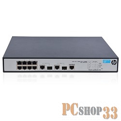 Сетевое оборудование HP JG537A Коммутатор HPE 1910-8 -PoE+ управляемый 19U 8x10/100BASE-TX 2x10/100/1000BASE-T 2x10/100/1000BASE-T/Mini GBIC (SFP)