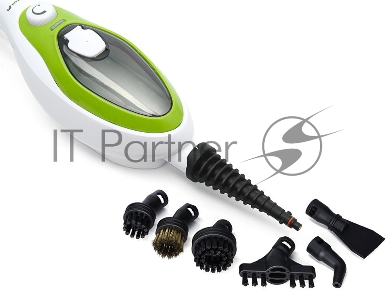 Швабра паровая Kitfort KT-1004-2 1500Вт зеленый/белый