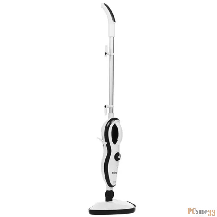 Швабра паровая Kitfort КТ-1008 1500Вт белый/черный