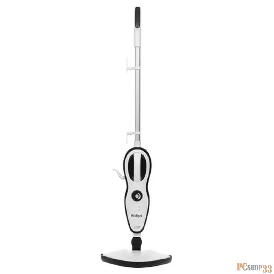Швабра паровая Kitfort КТ-1008 1500Вт белый/черный