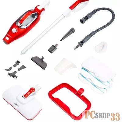 Швабра паровая Kitfort КТ-1005-2 1500Вт красный