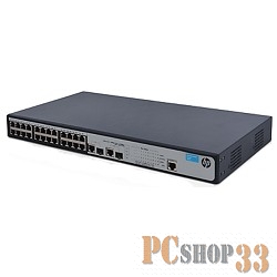 Сетевое оборудование HP JG539A Коммутатор HPE 1910-24-PoE+ управляемый 19U 24x10/100BASE-TX 2x10/100/1000BASE-T 2x10/100/1000BASE-T/Mini GBIC (SFP)
