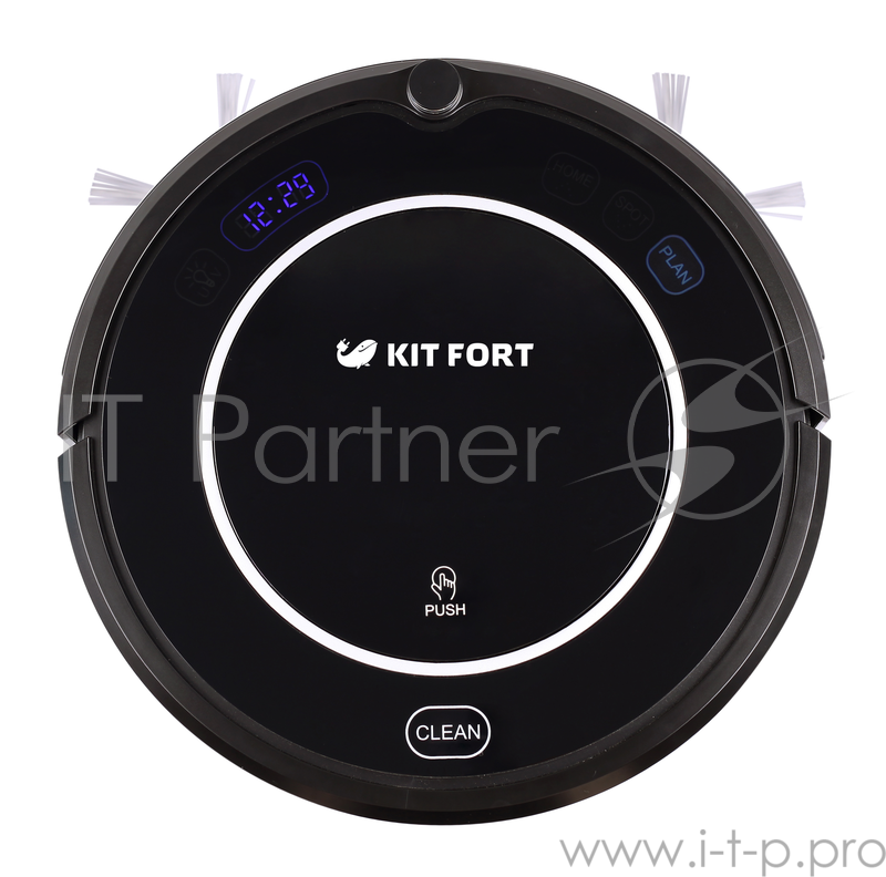 Пылесос-робот Kitfort КТ-504 25Вт черный