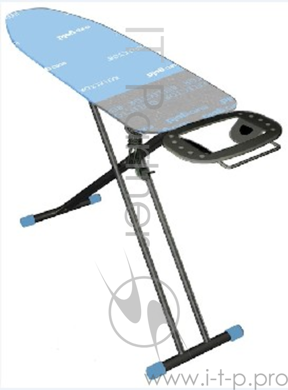 Доска гладильная EUROGOLD reflector (на трубе) R53438B1 из материалов высокого качества. Оснащена функцией плавной регулировки высоты до 95 см с надежной фиксацией. Комплектация: подставка для белья, розетка с удлинителем, держатель шнура. Устойчивый