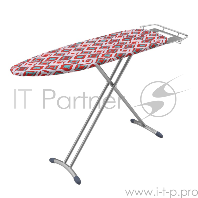 Гладильная доска Endever Delta-21, подставка д/утюга, 7 регулировок по высоте, высота 90 см, 122х38 см, серебристый