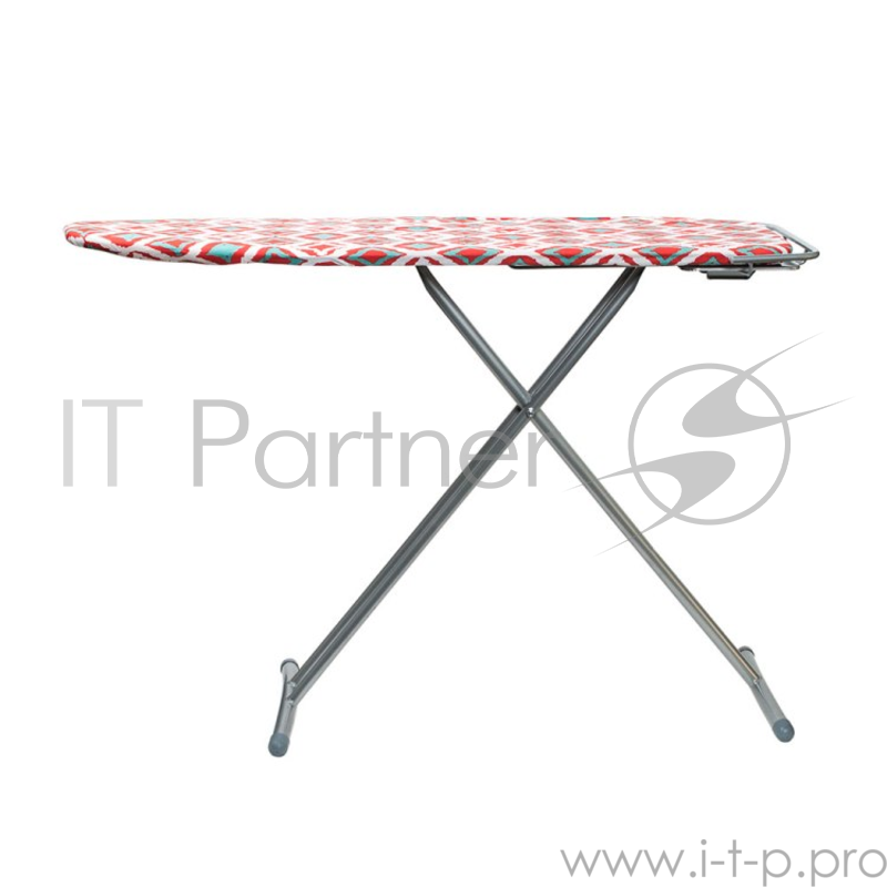Гладильная доска Endever Delta-21, подставка д/утюга, 7 регулировок по высоте, высота 90 см, 122х38 см, серебристый