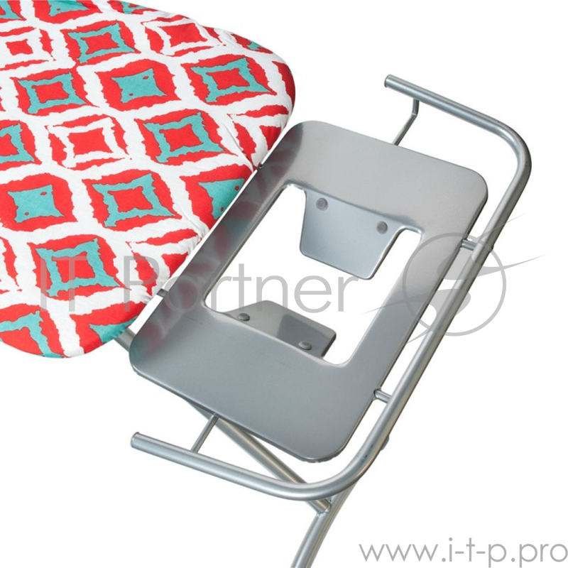 Гладильная доска Endever Delta-21, подставка д/утюга, 7 регулировок по высоте, высота 90 см, 122х38 см, серебристый
