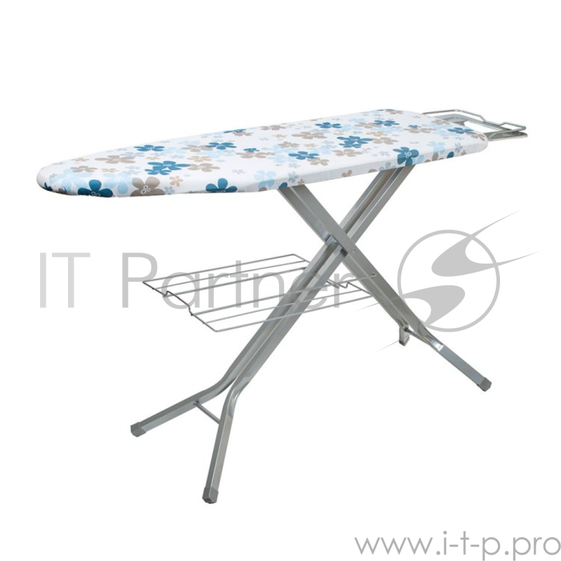 Гладильная доска Endever Delta-22, подставка д/утюга, 7 регулировок по высоте, высота 89 см, 122х42 см, серебристый