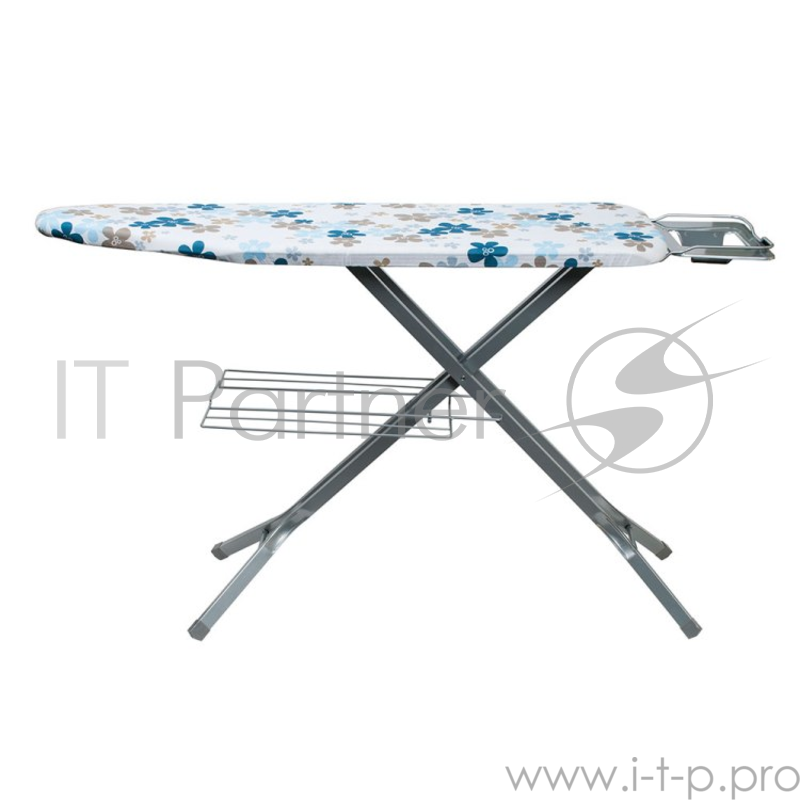 Гладильная доска Endever Delta-22, подставка д/утюга, 7 регулировок по высоте, высота 89 см, 122х42 см, серебристый